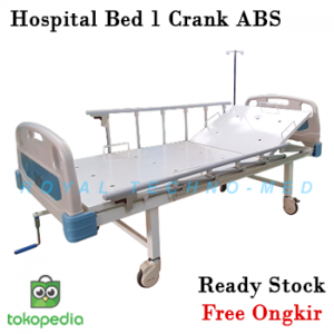 tempat tidur pasien 1 crank murah