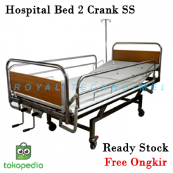 Hospital Bed 2 Crank SS