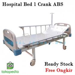 Hospital bed 1 Crank ABS Deluxe